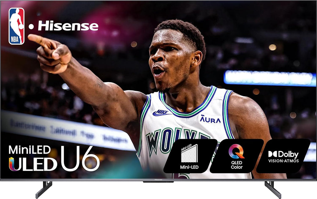 Hisense U6N 55" 4K UHD ULED Mini-LED Google Smart TV (2024)