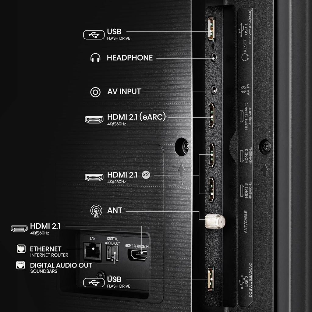 Hisense U6N 55" 4K UHD ULED Mini-LED Google Smart TV (2024)