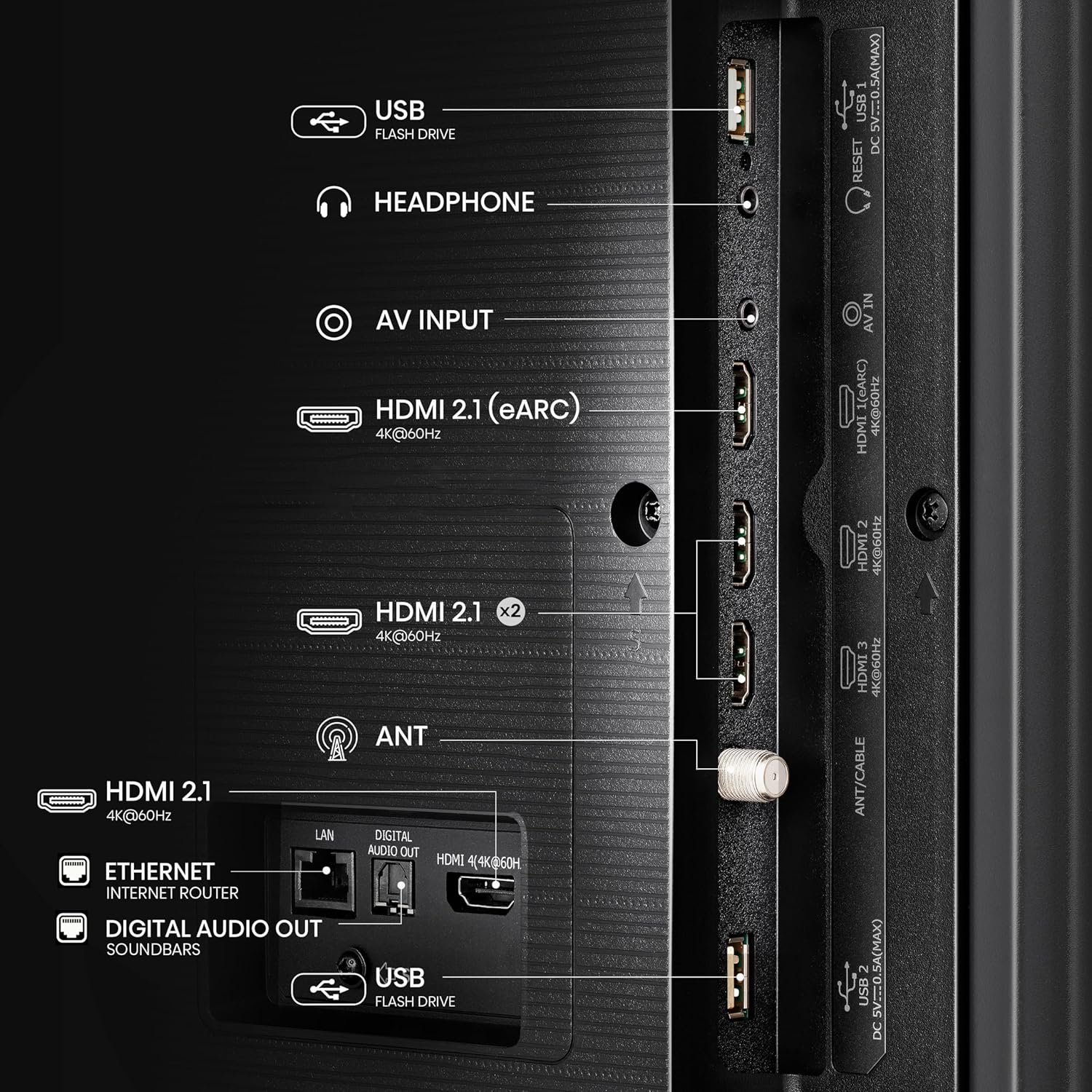 Hisense U6N 55" 4K UHD ULED Mini-LED Google Smart TV (2024)