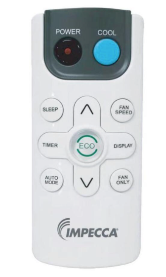 Impecca 8,000 BTU/h Electronically Controlled Window Air Conditioner with Remote