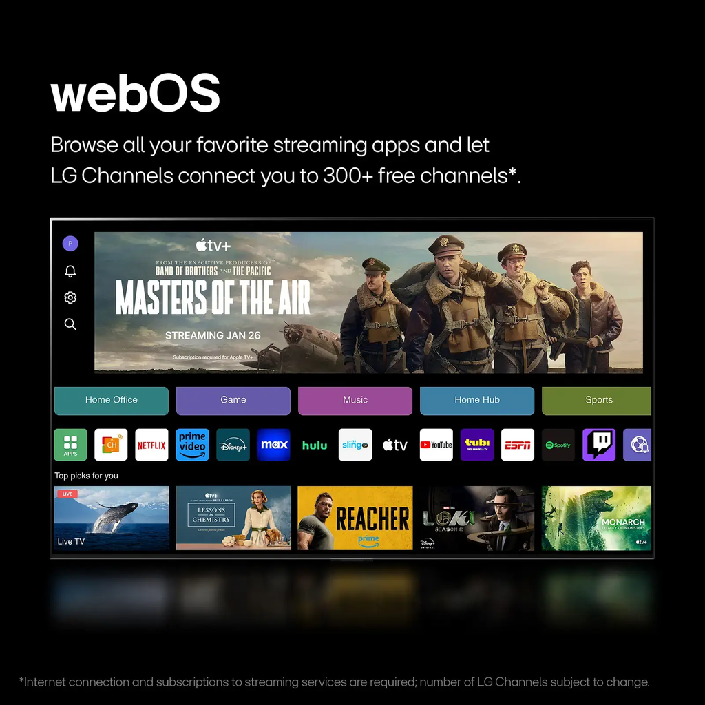 LG UT70 Series 55" 4K HDR Smart webOS LED TV (2024)